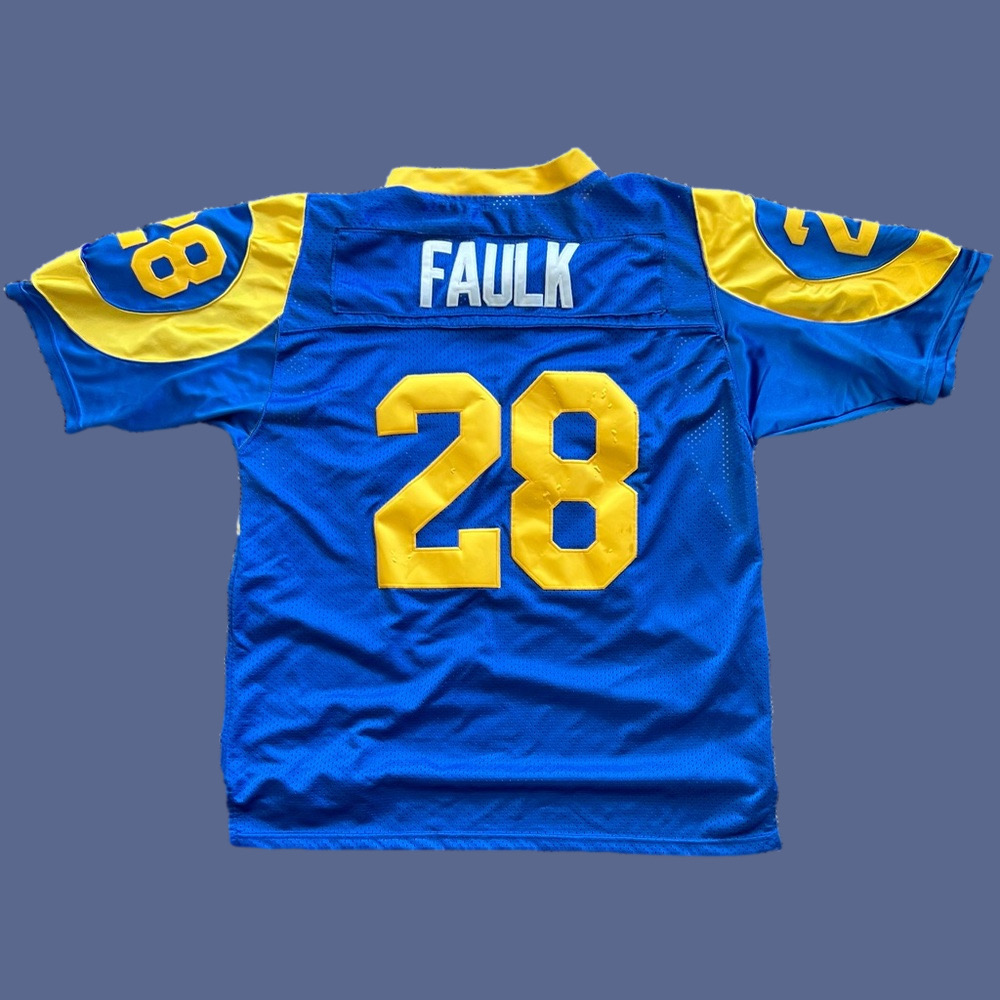 Marshall Faulk St. Louis Rams Mitchell & Ness Throwbacks Vintage Football Jersey